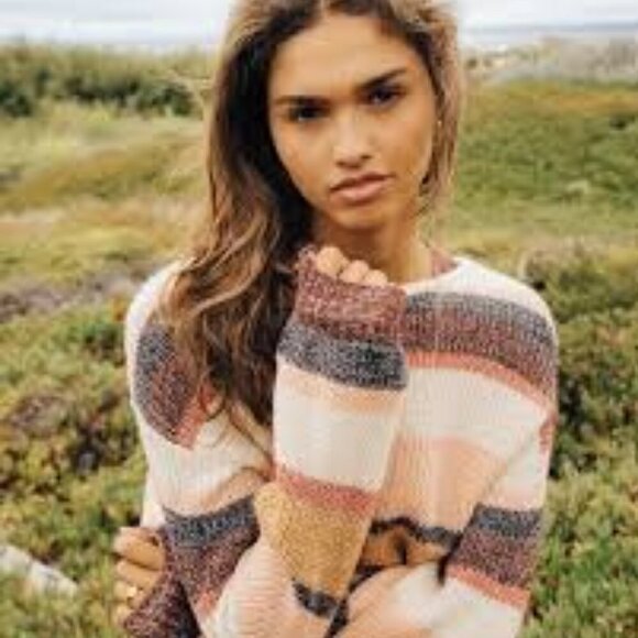 BILLABONG Light Wave Striped Womens Sweater - Picture 1 of 7